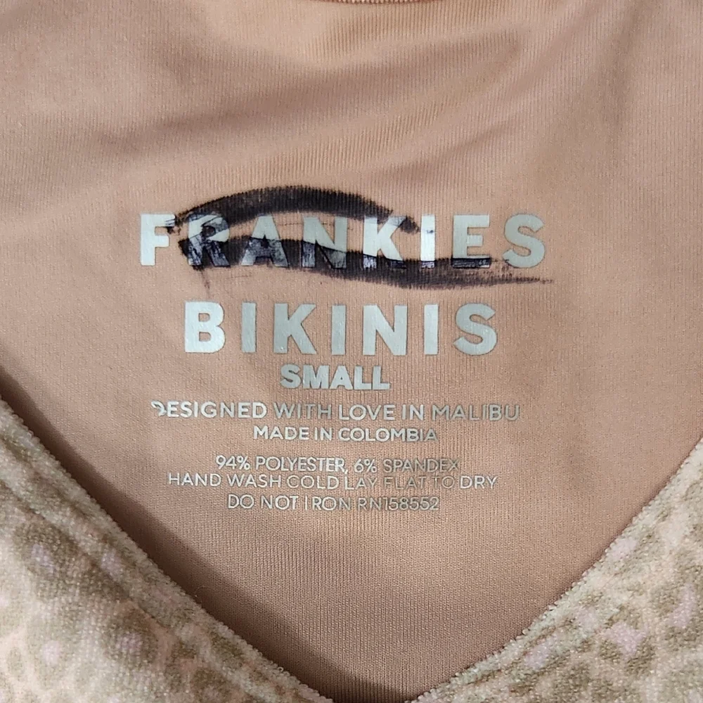 New!Frankie's Bikinis Alice Terry Wrap One‎ Piece Swimsuit